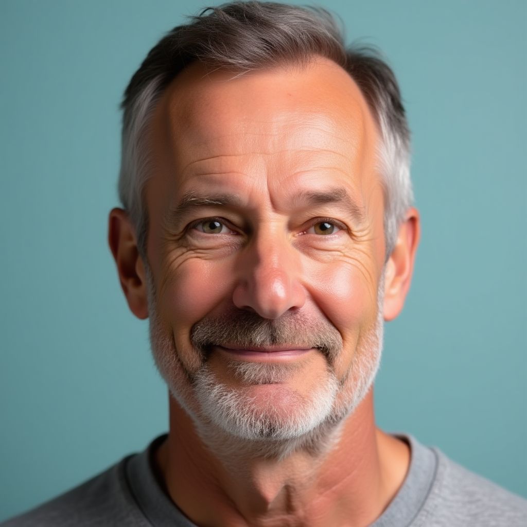 Robert before and after his health transformation